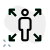 Expanding function of user handling computer layout icon