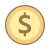 US-Dollar eingekreist icon