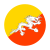 부탄 원형 icon