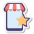 Estrela da loja móvel icon