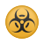 생물학적 위험 이모티콘 icon