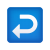 rechts-nach-links-gekrümmtes Emoji icon