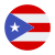푸에르토리코 원형 icon