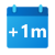 Mais 1 mês icon