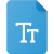 Font Type icon