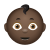 Baby Dark Skin Tone icon