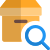Delivery Box shipping address search on online portal icon