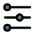 Equalizer setting for the music and audio playback icon