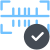 approvazione codice a barre icon