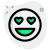 Hugging expression emoji shared on instant messenger icon