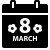 3月8日 icon