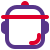 Kitchenware store in a shopping mall cooking pot icon