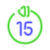 Torna 15 secondi indietro icon