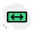 frecce-orizzontali-esterne-in-entrambe-le-direzioni-stradali-segnale-di-traffico-verde-tal-revivo icon