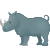 코뿔소 이모티콘 icon