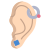 Piercing all&#39;orecchio icon