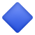 大きな青い四角形の絵文字 icon