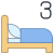 세 침대 icon