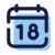 Calendar 18 icon