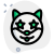 外部狗星眼表情符号在互联网上共享动物绿色塔尔维沃 icon