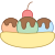 Banana split icon