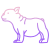 razze-di-cani-bulldog-francesi-esterni-icongeek26-gradiente-di-contorno-icongeek26 icon