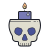 Totenkopfkerze icon