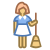 가정부 여성 icon
