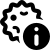 Lethal information regarding the coronavirus pandemic layout icon