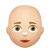 Bald Woman Medium Light Skin Tone icon