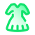 Vestito verde icon