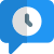 Online phone chat message archive past log icon