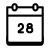 Calendário 28 icon