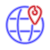 전세계 위치 icon