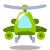 Helicóptero militar icon