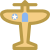 avião de combate da segunda guerra mundial icon
