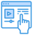 apprentissage-en-ligne-externe-education-et-apprentissage-itim2101-blue-itim2101 icon