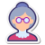 Donna anziana icon