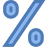 Percentuale icon