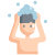 lavage-des-cheveux-externe-routine-d'hygiène-konkapp-flat-konkapp icon
