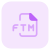 FTM files are audio files created by FamiTracker such as short audio samples and notes in a melody. icon