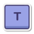 T Key icon