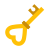 Herz-Schlüssel icon