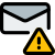 Email warning message icon