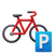 Aparcamiento de bicicletas icon