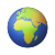 globo-che-mostra-europa-africa-emoji icon