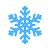 雪の結晶の絵文字 icon