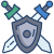 Warrior Shield And Sword icon