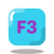 touche f3 icon