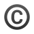 版权表情符号 icon